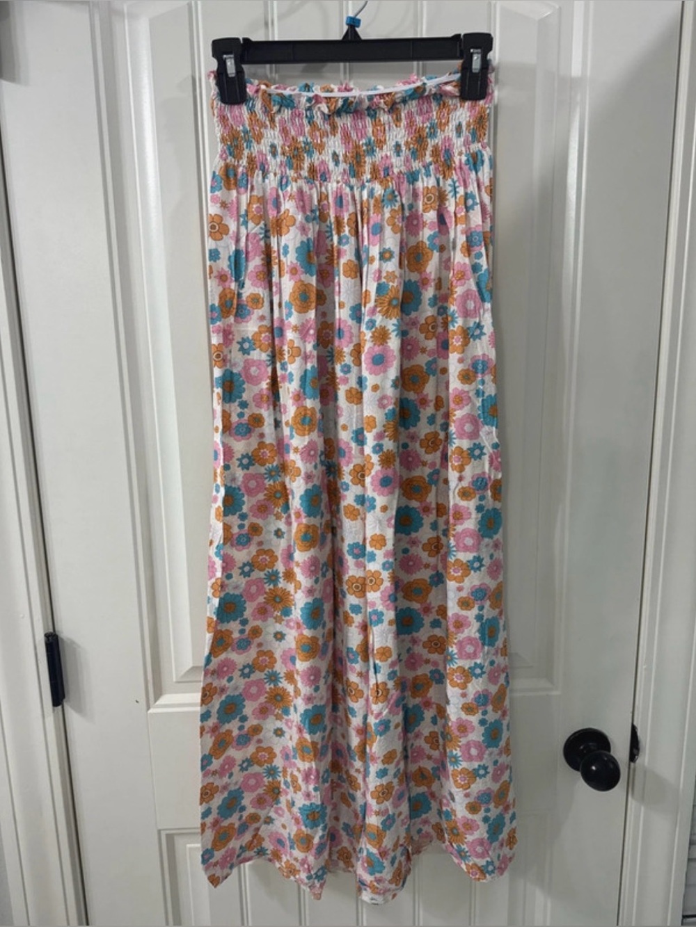 Pink Lily Floral Pants